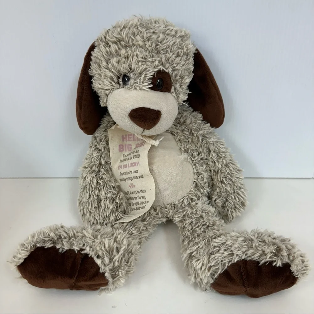 Demdaco Teddy Bear Plush Lift The Spirit Stuffed Animal Toy Hello Big Si… - Picture 15 of 15